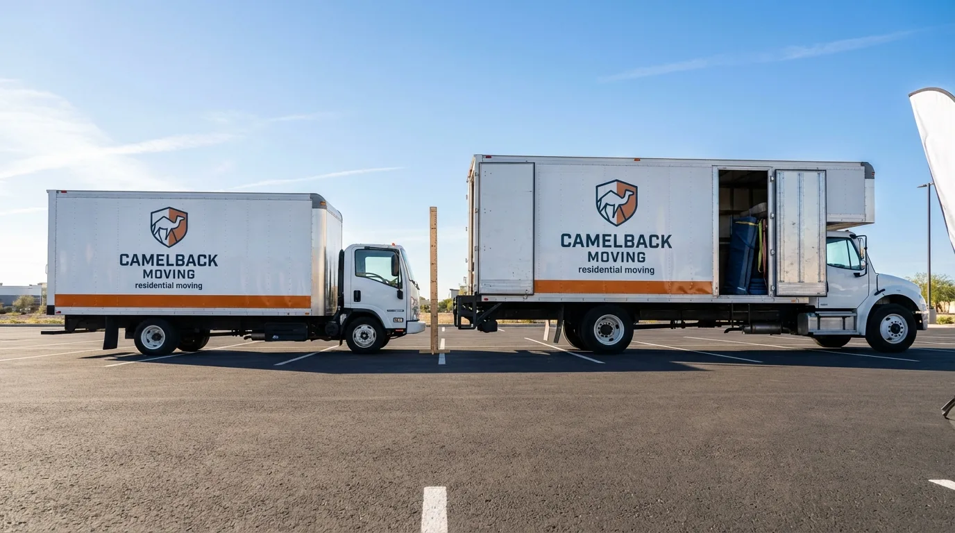 Moving truck size capacity guide in Suamico